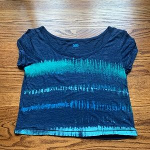 Tie-Dye Cropped Shirt